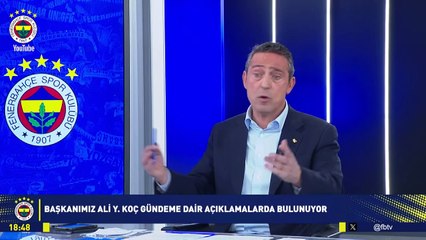 Fenerbahçe Kulübü Başkanı Ali Koç: Kendi geleceğimizi kendimiz çizeceğiz!