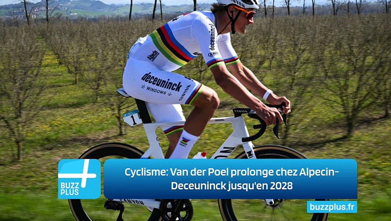 Cyclisme: Van der Poel prolonge chez Alpecin-Deceuninck jusqu'en 2028