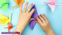 Cómo hacer una grulla de papel con origami Fácil Tutorial paso a paso_1440p