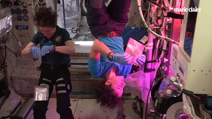 How NASA's Female Astronauts Wash Hair, Exercise And Eat In Space | Marie Claire