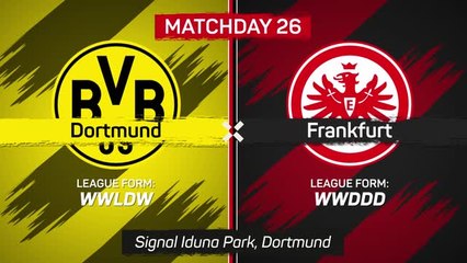 Dortmund come from behind to beat Frankfurt