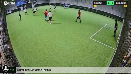 Faute de Kévin Lubat - FC CAZ