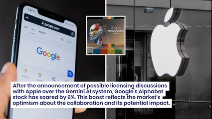 Google's Stock Skyrockets 6% Amidst Ground Breaking Gemini AI And Apple Collaboration Talks