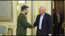 Ucraina, Volodymyr Zelensky ha incontrato il senatore Usa Lindsey Graham