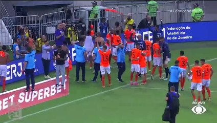 Veja a festa do Nova Iguaçu após vitória sobre o Vasco