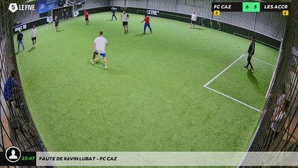 Faute de Kévin Lubat - FC CAZ