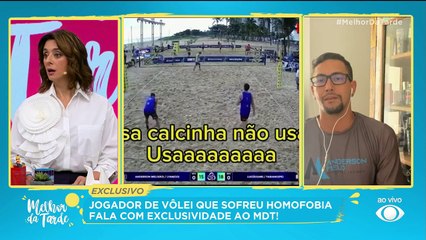 Exclusivo: Jogador de vôlei fala sobre caso de homofobia | Melhor da Tarde