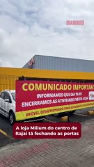 Loja Milium do centro fecha por causa das obras da Rua do Porto