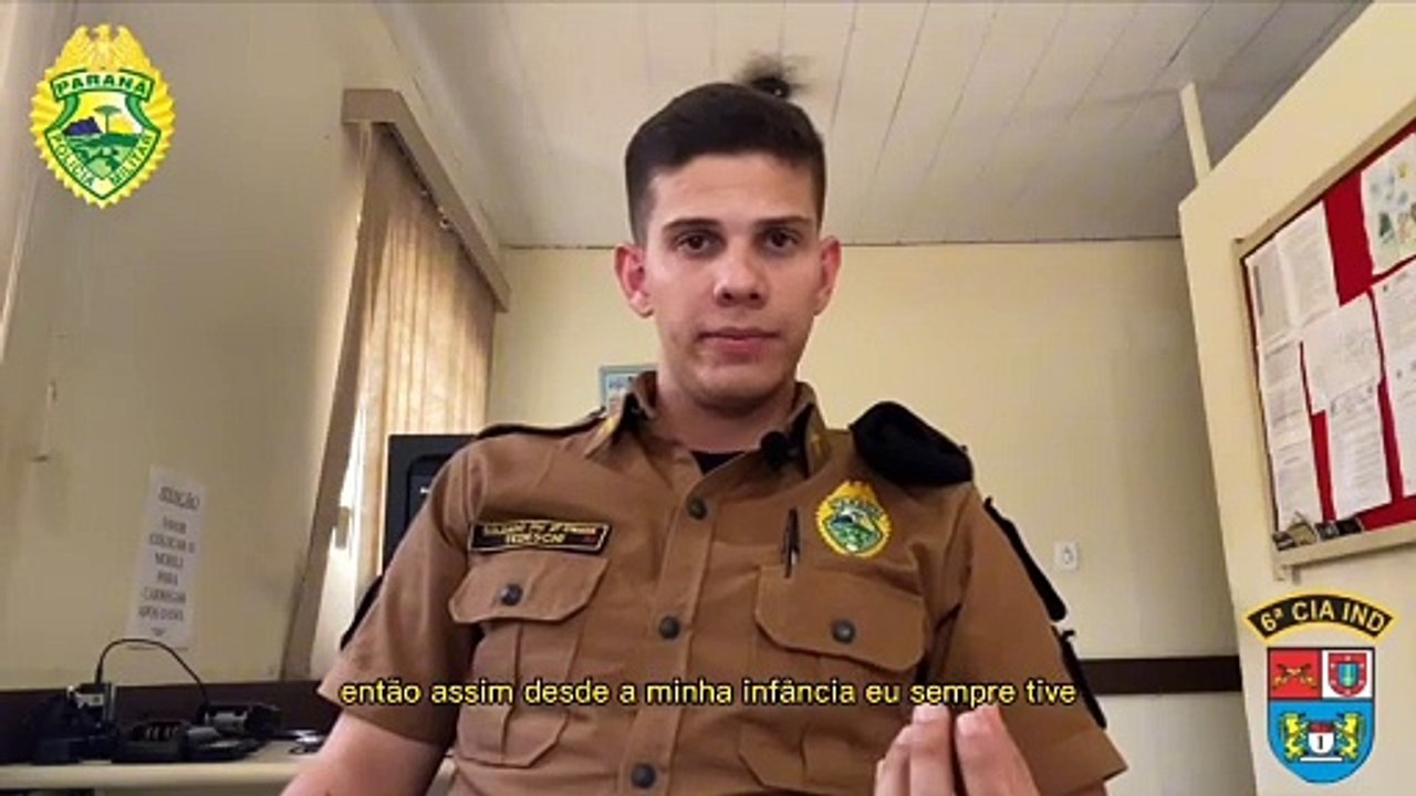 PM que ajudou pessoa surda em Faxinal fala sobre importância da Libras