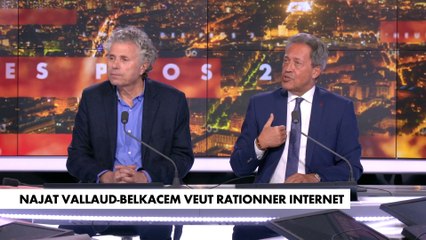 Georges Fenech, Geoffroy Lejeune et Gilles-William Goldnadel, réagissent à l'idée de Najat Vallaud-Belkacem de rationner Internet