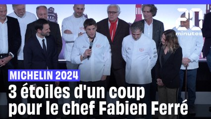 Michelin 2024: À 35 ans, Fabien Ferré devient le plus jeune chef français triplement étoilé #shorts