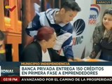 Banca privada entrega 150 créditos a emprendedores y emprendedoras del edo. Yaracuy