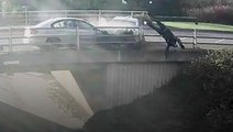 Motorcyclist catapulted off bridge in Milton Keynes after horrifying road rage incident