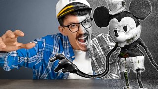 I Made Mickey Mouse Go Creepy: A Vintage Horror Twist! 