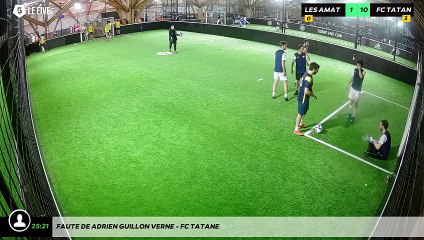 Faute de Adrien Guillon Verne - FC TATANE