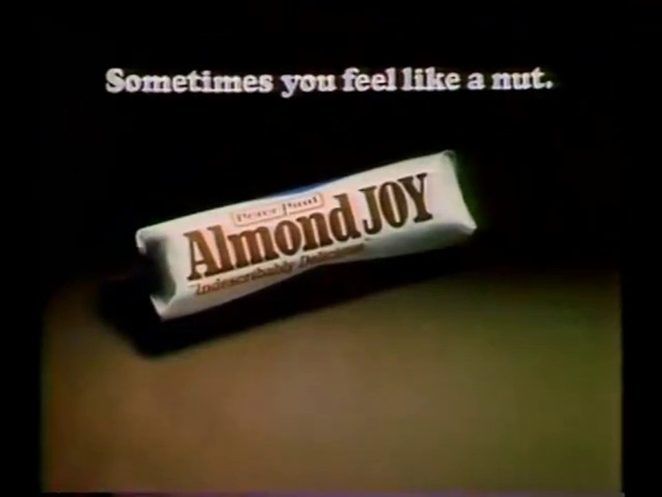 1977 Almond Joy Mounds TV commercial