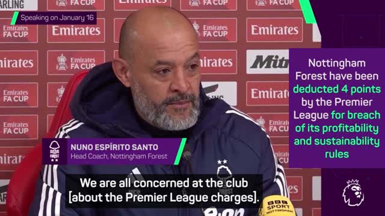 Nuno Espirito Santo 'will deal with' Premier League charges