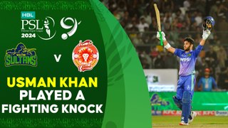 Usman Khan Played a Fighting Knock | Multan vs Islamabad | Match 34 | Final | HBL PSL 9 | M1Z2U
