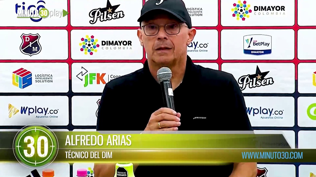 Jugamos el mejor partido del semestre Alfredo Arias, técnico del DIM, tras la derrota contra Once Caldas