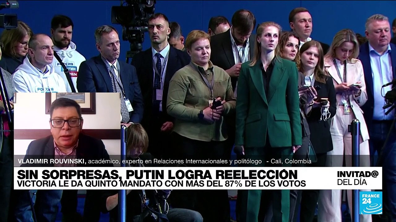 ¿Cuánto apoyo de los rusos tiene Vladimir Putin tras vencer por quinta vez en las elecciones?