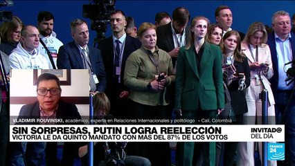 ¿Cuánto apoyo de los rusos tiene Vladimir Putin tras vencer por quinta vez en las elecciones?