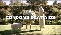 FUNNY MTV AIDS COMMERCIAL CONDOM VS AIDS