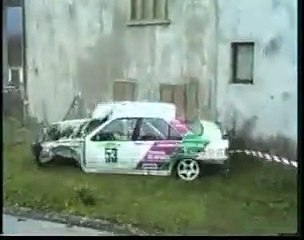 Peugeot 405 Mi16 Rallye Crash