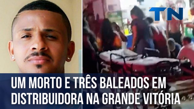 Um morto e três baleados em distribuidora na Grande Vitória