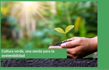 Cultura verde, un mundo mejor es posible