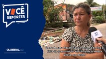 Dona de casa Nazaré Souza reclama de lixo e falta de manutenção em canal da travessa Vileta, em Belém