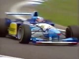 F1 – Michael Schumacher (Benetton Renault V10) laps in qualifying – Germany 1995