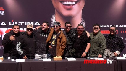 Grupo Firme 'La Ultima Peda Tour 2024' Press Conference (in Spanish)
