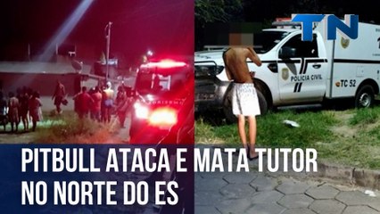 Pitbull ataca e mata tutor no Norte do ES