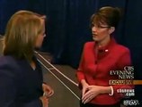 Crazy Protester Interrupts Palin Interview