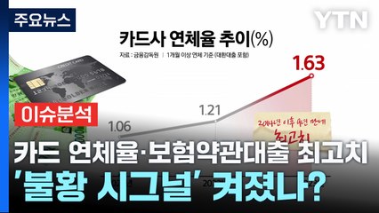 [굿모닝경제] 카드 연체율·보험약관대출 최고치...'불황 시그널' 켜졌나? / YTN