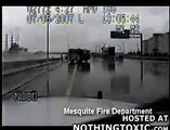 Truck Jack Knifes Into Firetruck on Highway