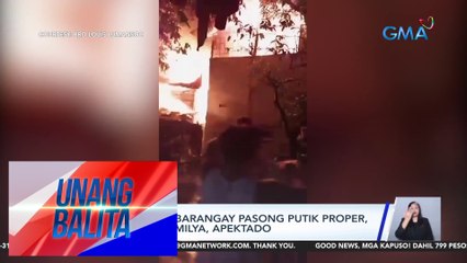 4 na bahay sa Barangay Pasok Putik Proper, nasunog; 5 pamilya, apektado | UB