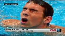 Michael Phelps pierde frente a Ryan Lochte en los 400 metros