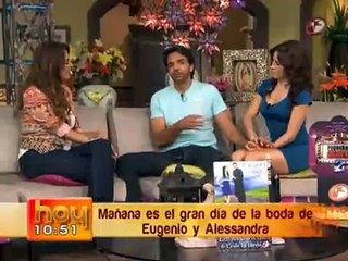 Desayunando con Eugenio Derbez Despedida Eugenio Derbez y Alessandra Rosaldo  en el Programa HOY