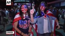 Fanaticos de Estados Unidos celebran medalla de oro en futbol