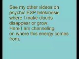 Channeling on ESP cloud telekinesis mind over matter power