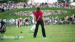 Tiger Woods Golf Swing (Side and Back) @ 2009 US PGA