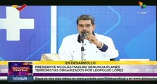 Presidente Nicolás Maduro denunció planes conspirativos planeados por Leopoldo López y Álvaro Uribe