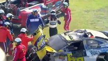 Dale Earnhardt Jr Horrible Flip and Big One 2010 NASCAR Nationwide Series Drive4COPD 300 at Daytona