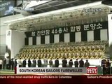 S. Korea honors sailors dead in warship sink