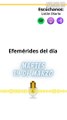 Efemérides Martes 18 Marzo 2024