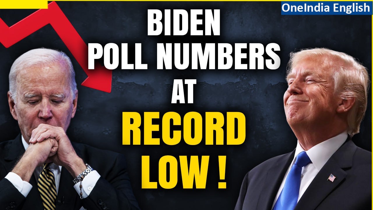 Joe Biden Battles Plummeting Approval Amid Israel-Gaza Fallout: Report|  Oneindia News