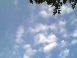 By psychokinesis a psychic makes clouds shrink in Aug. 2010