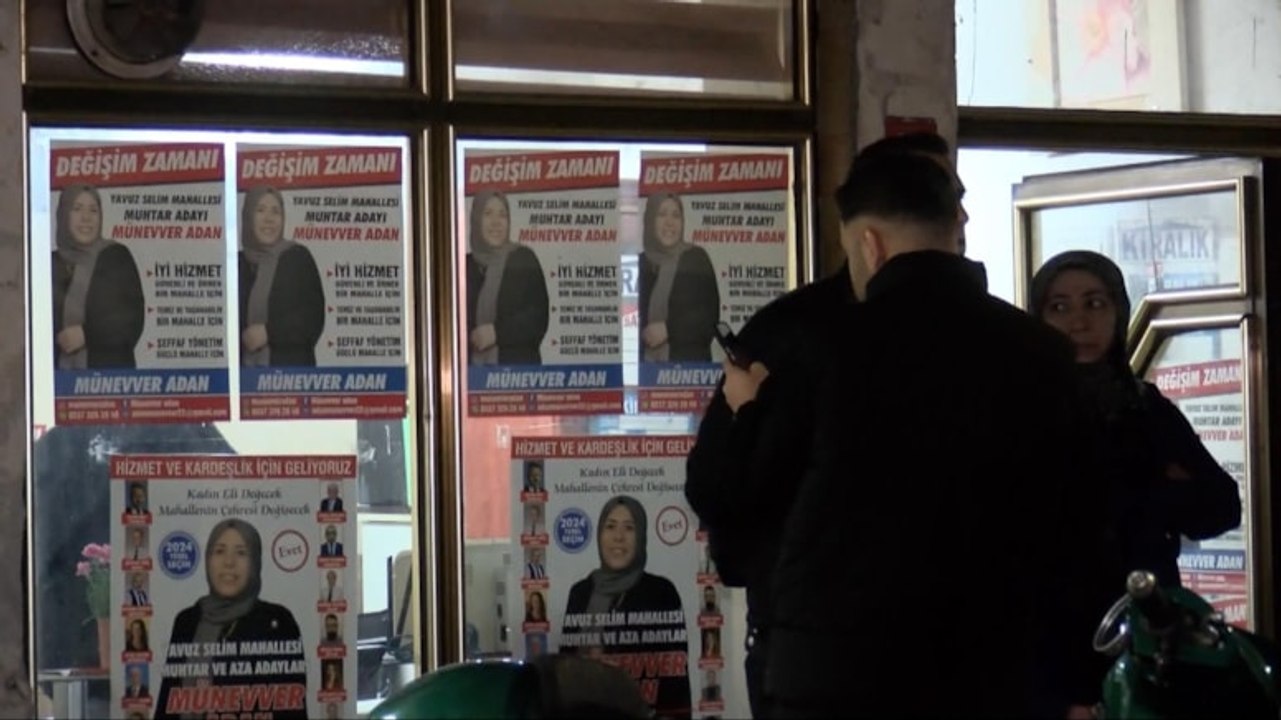 Bağcılar'da muhtar adayının seçim ofisi önünde havaya ateş açıldı