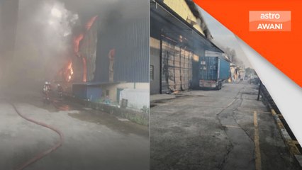 Kebakaran 9 kilang, 11 jam baru api padam sepenuhnya
